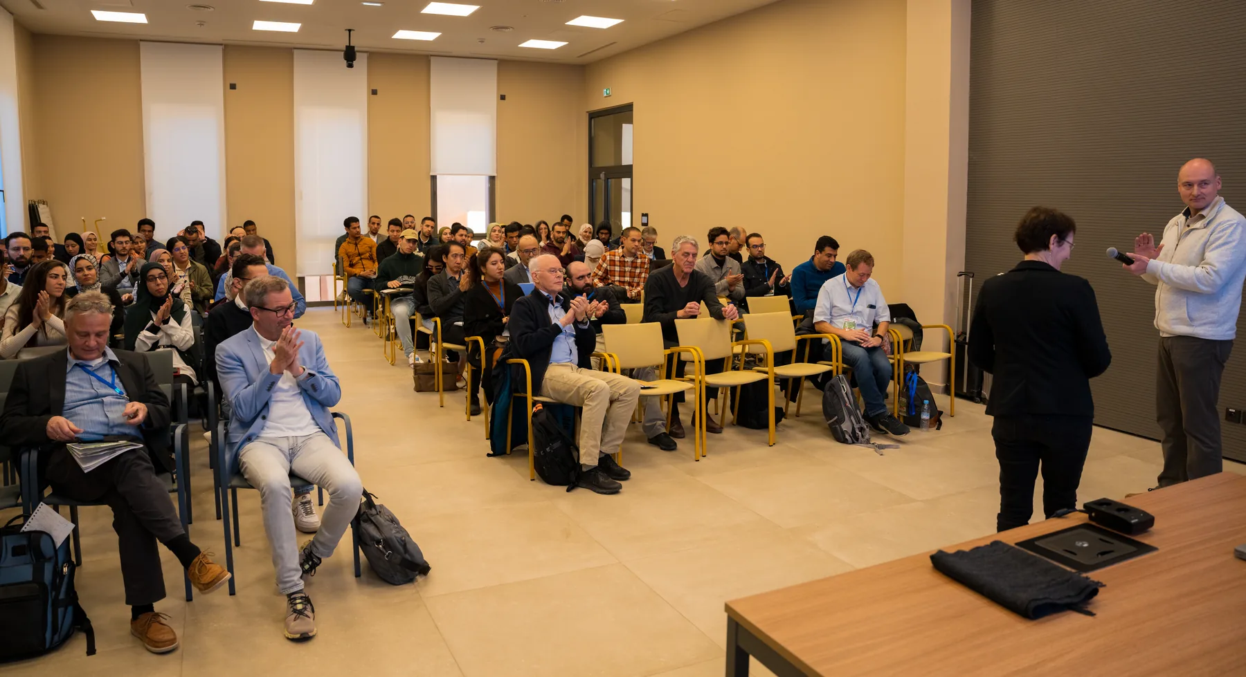 Delegates attending a plenary session