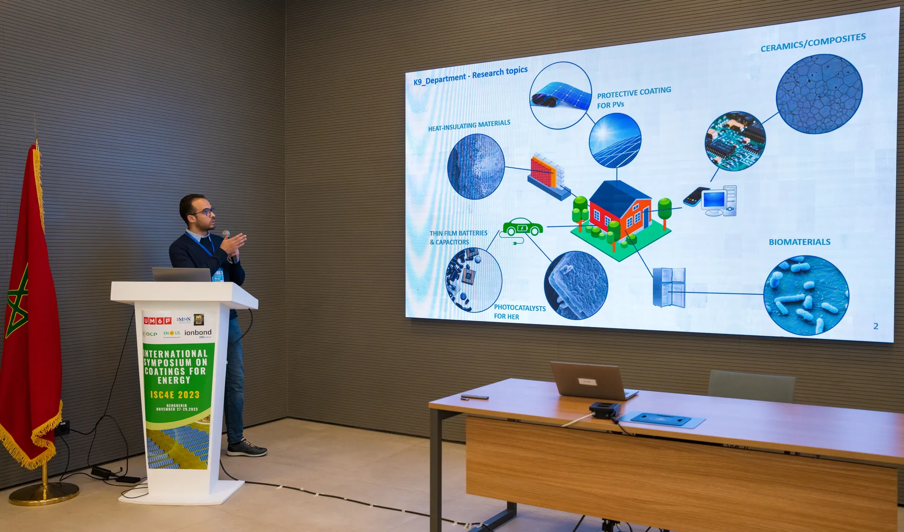 Research presentation during the symposium