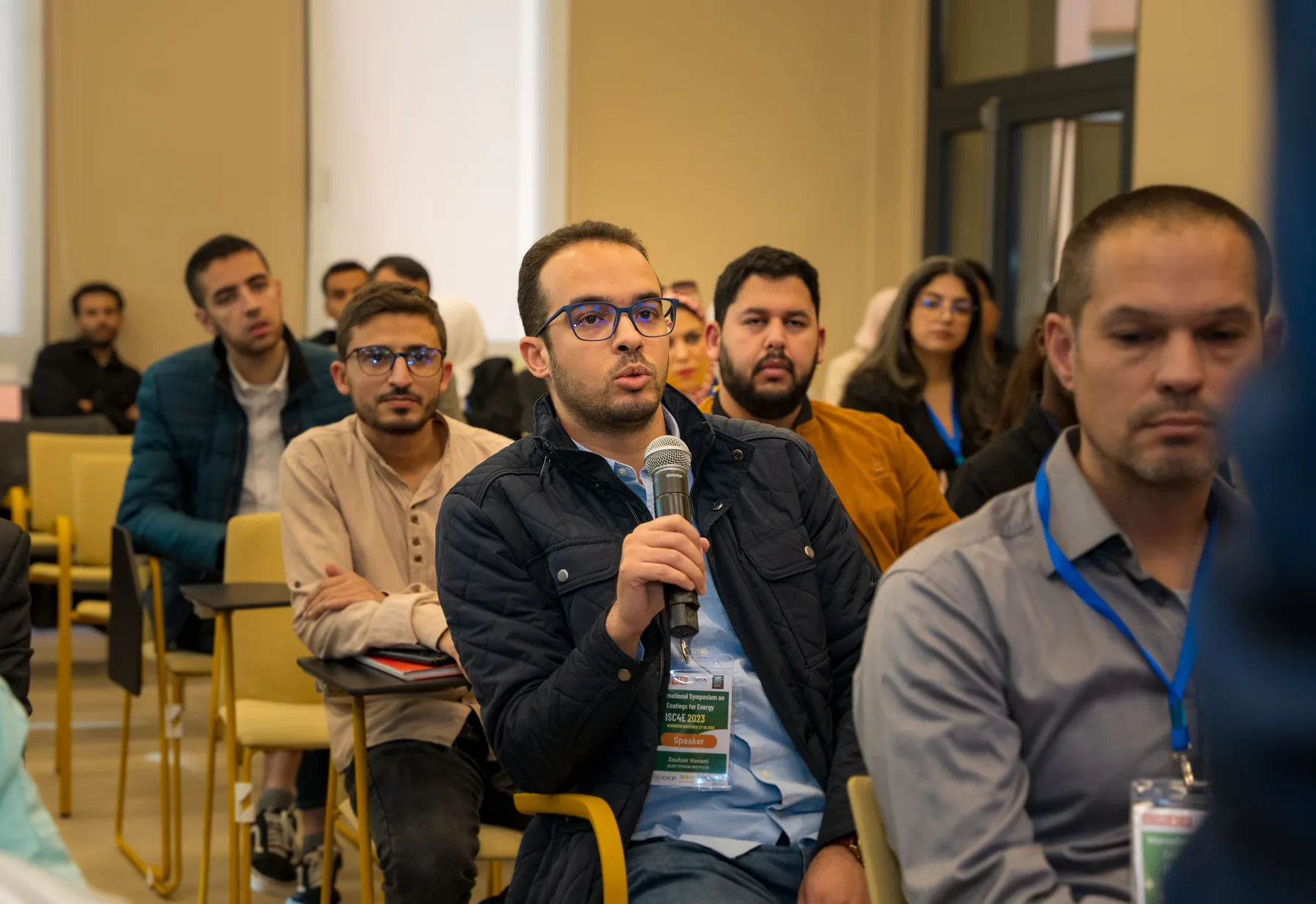 Participant asking a question